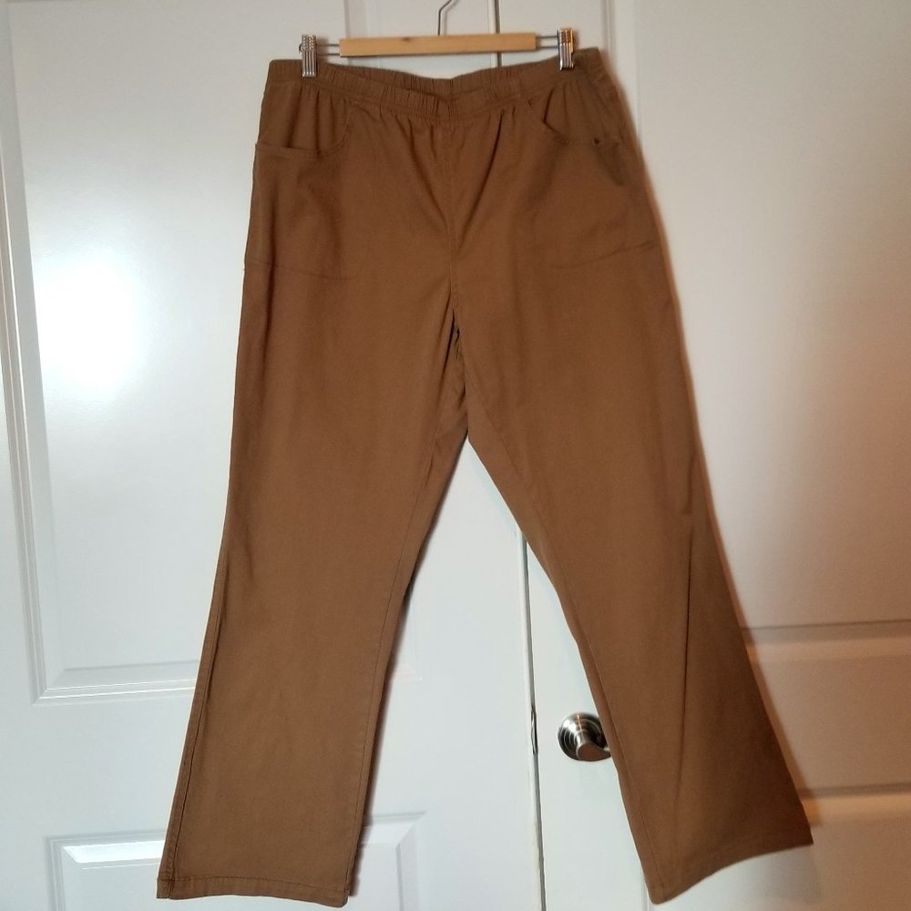 Stretch Khaki Pants 2X - EUC Just My Size